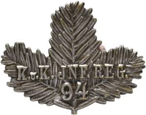 Infantrie - Regimenter IR94: K.u.K. INF. ... 