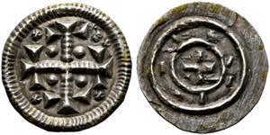 UNGARN - Stephan II. 1116-1131 - Denar Av.: ... 