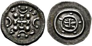 UNGARN - Bela II. 1131-1141 - Denar (0,2g) ... 