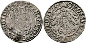 POLEN - Stephan Bathori 1576-1586 - Groschen ... 