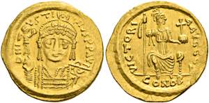 BYZANZ - Iustinus II. (565-578) - Solidus ... 