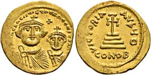 BYZANZ - Heraclius (610-641) - Solidus (4,47 ... 