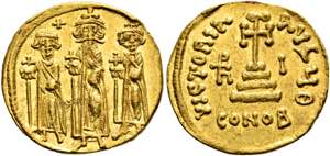 BYZANZ - Heraclius (610-641) - Solidus (4,27 ... 