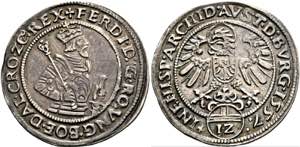 RDR - Ferdinand I. 1521-1564 - 12 Kreuzer ... 
