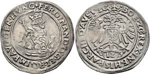 RDR - Ferdinand I. 1521-1564 - 12 Kreuzer o. ... 