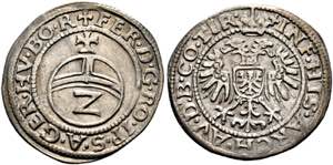 RDR - Ferdinand I. 1521-1564 - 2 Kreuzer o. ... 