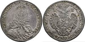 RDR - Karl VI. 1711-1740 - 1/2 Taler o. J. ... 