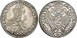 RDR - Karl VI. 1711-1740 - 1/4 Taler o. J. ... 