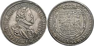 RDR - Rudolf II. 1576-1612 - Taler 1611 Hall ... 