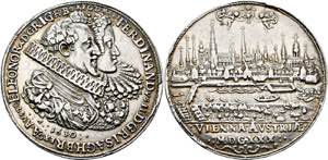 RDR - Ferdinand II. 1619-1637 - AR-Medaille ... 