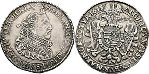 RDR - Ferdinand II. 1619-1637 - Taler 1633 ... 