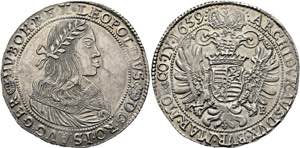 RDR - Leopold I. 1657-1705 - Taler 1559 KvB ... 