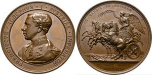 Franz Joseph 1848-1916 - AE-Medaille (65mm) ... 
