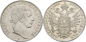 Franz Joseph 1848-1916 - Taler 1853 A Wien ... 