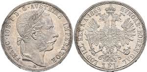 Franz Joseph 1848-1916 - Gulden 1869 A Wien ... 