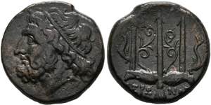 Syrakus - Bronze (5,84 g), ca. 240-215 v. ... 