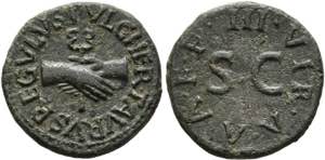 Augustus (27 v. Chr.-14 n. Chr.) - Quadrans ... 