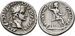 Tiberius (14-37) - Denarius (3,71 g), ... 