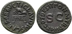 Claudius (41-54) - Quadrans (2,86 g), Roma, ... 
