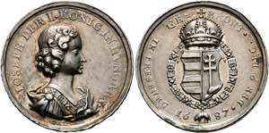 Joseph I. 1705-1711 - AR-Medaille (10,8g), ... 