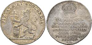 Leopold II. 1790-1792 - AR-Jeton (4,38g), ... 