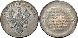 Leopold II. 1790-1792 - AR-Jeton (4,38g), ... 
