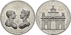 Franz II. (I.) 1792-1835 - Zinn-Medaille ... 