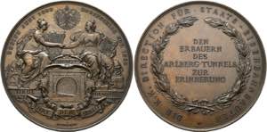 Franz Joseph 1848-1916 - AE-Medaille (70mm) ... 
