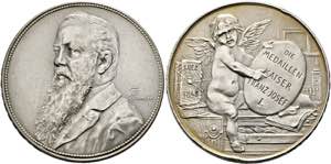 RICHTER, Alois 1849-1919 - AR-Medaille ... 