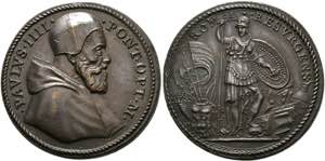Paul IV. 1555-1559 - AE-Restitutionsmedaille ... 