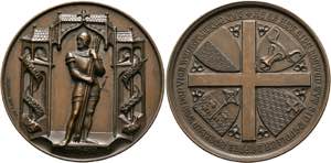 Uri - AE-Medaille (43mm) 1886 von Hugues ... 