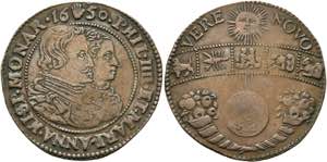 Philipp IV. 1621-1665 - AE-Jeton (32mm) 1650 ... 