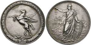Budapest - AR-Medaille (37,1g), (45mm) 1874 ... 