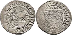 Ferdinand I. 1521-1564 - 1/2 Batzen 1523 St. ... 