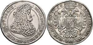 Leopold I. 1657-1705 - Taler 1692 KB ... 