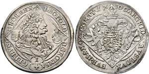 Leopold I. 1657-1705 - 1/4 Taler 1700 KB ... 