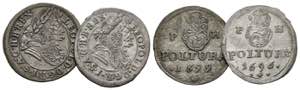 Leopold I. 1657-1705 - Lot 2 Stück; Poltura ... 