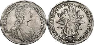 Maria Theresia 1740-1780 - 1/2 Taler 1763 KB ... 