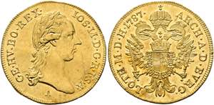 Josef II. 1765-1790 - Dukat (3,49g) 1787 A ... 