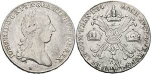 Josef II. 1765-1790 - Kronentaler 1784 B ... 