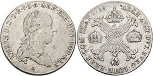 Josef II. 1765-1790 - Kronentaler 1788 B ... 
