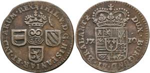 Philipp V. 1700-1711 - Liard 1710 KM 37 ... 
