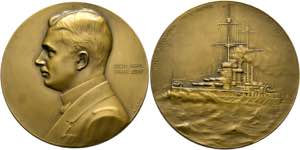 Karl I. 1916-1919 - AE-Medaille (60mm) ... 