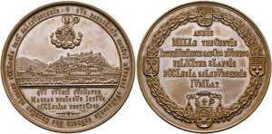 Salzburg - AE-Medaille (42mm) 1882 ... 