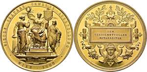 Wien - AE-Preismedaille (vergoldet) (60mm) ... 