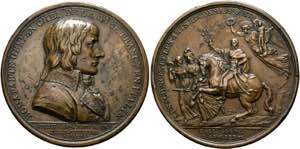 Napoleon I. 1804-1815 - AE-Medaille (55mm) ... 