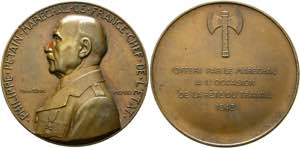 Frankreich - AE-Medaille (68mm) 1941 von ... 