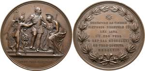 Bologna - AE-Medaille (76mm) 1871 von C. ... 