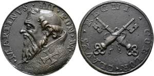 Marinus II. 942-946 - Bronzegussmedaille ... 