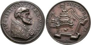 Pius IV. 1559-1565 - AE-Restitutionsmedaille ... 